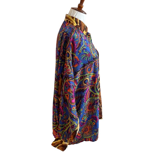 Versace Jeans Couture, Rare 1980s  Versace Shirt, Women’s Size L - Picture 5 of 16